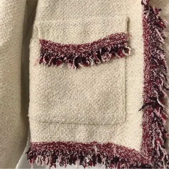 Mango Frayed Edges Cardigan - Picture 3 of 5